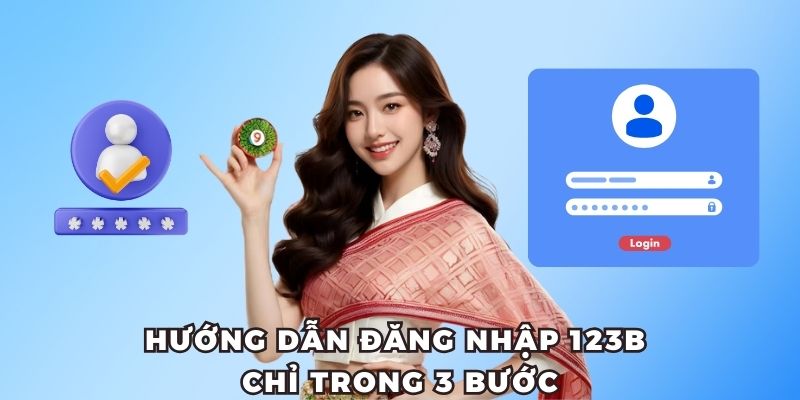 Hướng dẫn Đăng nhập 123B chỉ 3 bước đơn giản